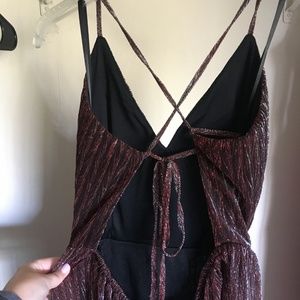 Metallic Cross Back - Nasty Gal, The Believe Dress